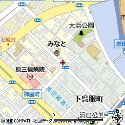 イセヤクリーニング大博店周辺の地図