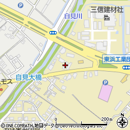 萬田組倉庫周辺の地図