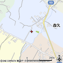 福岡県豊前市森久199周辺の地図