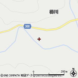 徳島県海部郡海陽町櫛川56周辺の地図
