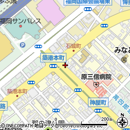 かちかち山 大博町店周辺の地図