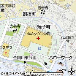 ゆうちょ銀行ゆめタウン中津店内出張所 ＡＴＭ周辺の地図