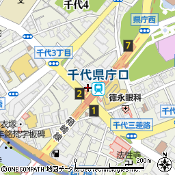 ケアセンター県庁口周辺の地図