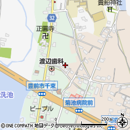福岡県豊前市塔田1117周辺の地図