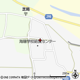 徳島県海部郡海陽町野江西ノ内周辺の地図