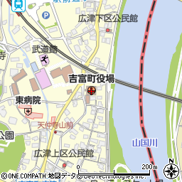 福岡県吉富町（築上郡）周辺の地図