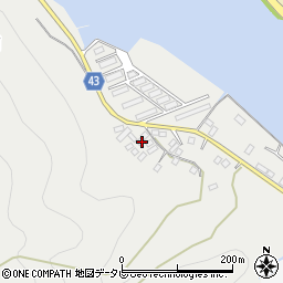 愛媛県大洲市長浜町沖浦113-1周辺の地図