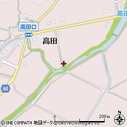 福岡県飯塚市高田662周辺の地図