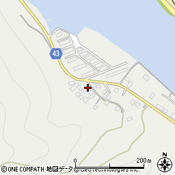 愛媛県大洲市長浜町沖浦113-2周辺の地図