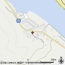 愛媛県大洲市長浜町沖浦112周辺の地図