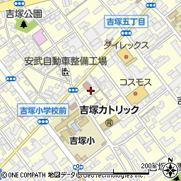 福岡県福岡市博多区吉塚5丁目15周辺の地図