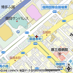 スチュデントハイム福岡事務所周辺の地図