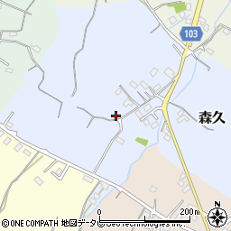 福岡県豊前市森久112周辺の地図