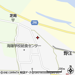 徳島県海部郡海陽町野江東川原周辺の地図