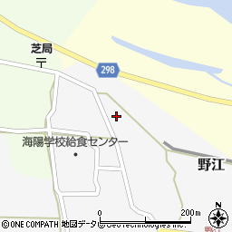 徳島県海陽町（海部郡）野江（東川原）周辺の地図