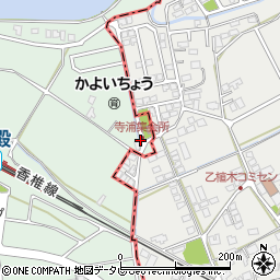 寺浦集会所周辺の地図