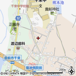 福岡県豊前市塔田1103周辺の地図