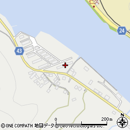 愛媛県大洲市長浜町沖浦78-2周辺の地図