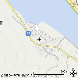 愛媛県大洲市長浜町沖浦76-4周辺の地図
