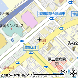 福岡県福岡市博多区石城町3周辺の地図