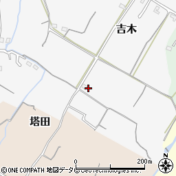 福岡県豊前市吉木87-4周辺の地図