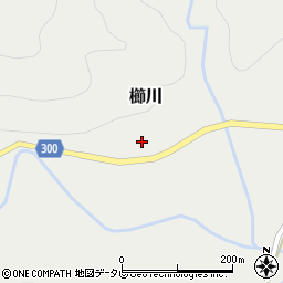 徳島県海部郡海陽町櫛川38周辺の地図