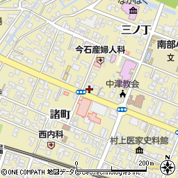 〒871-0055 大分県中津市殿町の地図