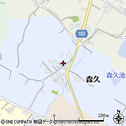 福岡県豊前市森久99周辺の地図