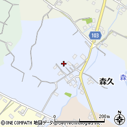 福岡県豊前市森久109周辺の地図