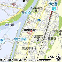 福岡銀行天道支店周辺の地図