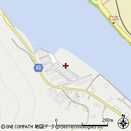愛媛県大洲市長浜町沖浦78-1周辺の地図
