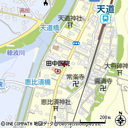 福岡県飯塚市天道404周辺の地図