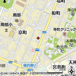 福沢通り郵便局周辺の地図