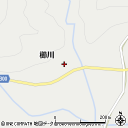 徳島県海部郡海陽町櫛川64周辺の地図