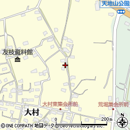 福岡県豊前市大村周辺の地図