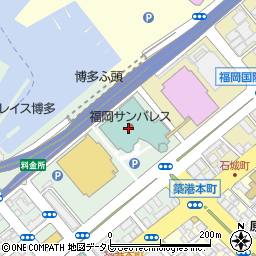 レストラン ラグーン （福岡サンパレス ホテル＆ホール）周辺の地図
