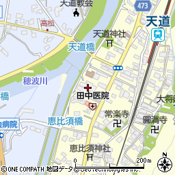 福岡県飯塚市天道407周辺の地図