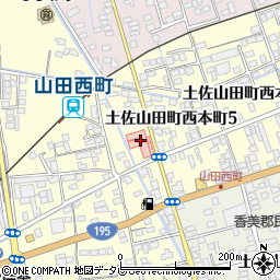 香長中央病院周辺の地図