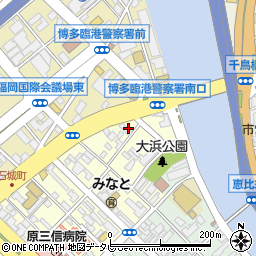 Ｄパーキング福岡市大博町第３駐車場周辺の地図