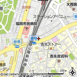 ハスカラー　吉塚店周辺の地図