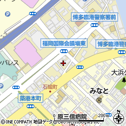 福岡県福岡市博多区石城町5周辺の地図