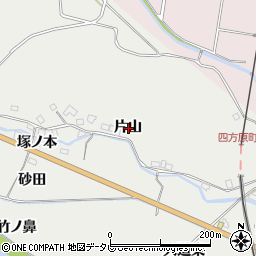 徳島県海部郡海陽町多良片山周辺の地図