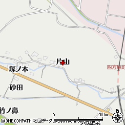 徳島県海陽町（海部郡）多良（片山）周辺の地図