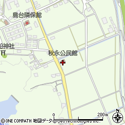 秋永公民館周辺の地図
