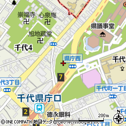 千代東公園周辺の地図