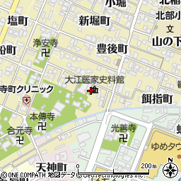 大江医家史料館周辺の地図
