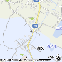 福岡県豊前市森久91周辺の地図