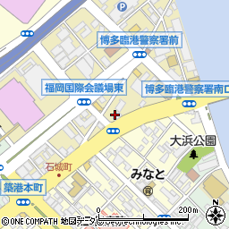 福岡県福岡市博多区石城町7-2周辺の地図