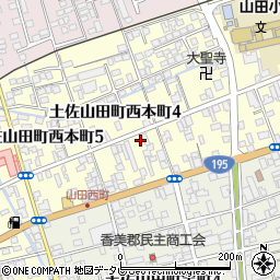 山田こんにゃく製造所周辺の地図