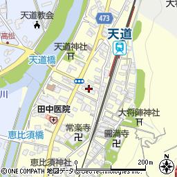 福岡県飯塚市天道118周辺の地図